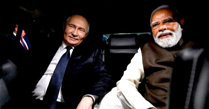 vladimir putin and narendra modi
